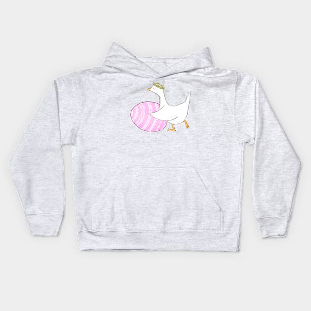 Denizko Easter duck Kids Hoodie by denizko